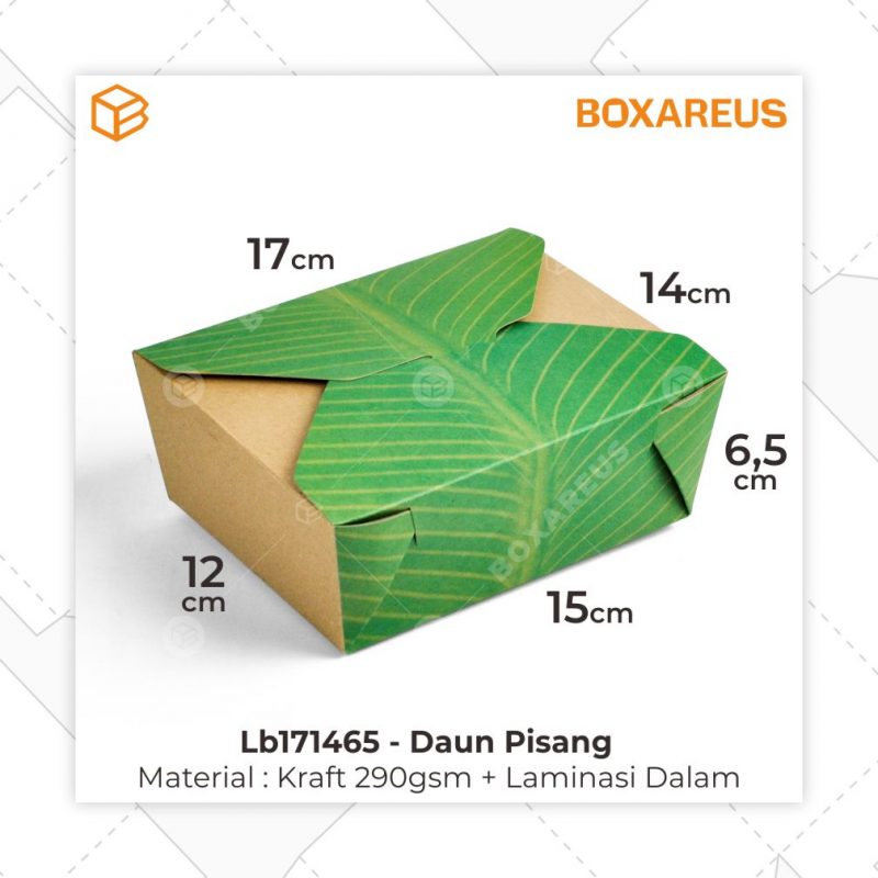 Lunch Snack Box LB171465 Banana Leaves 20pcs Box Are Us lunch-snack-box-lb171465-banana-leaves-20pcs-box-are-us